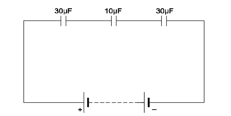 Capacitor connected in series