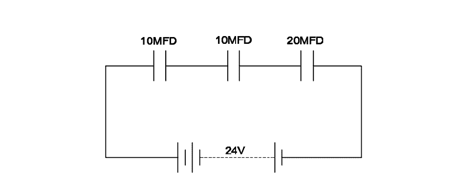 series capacitor circuit
