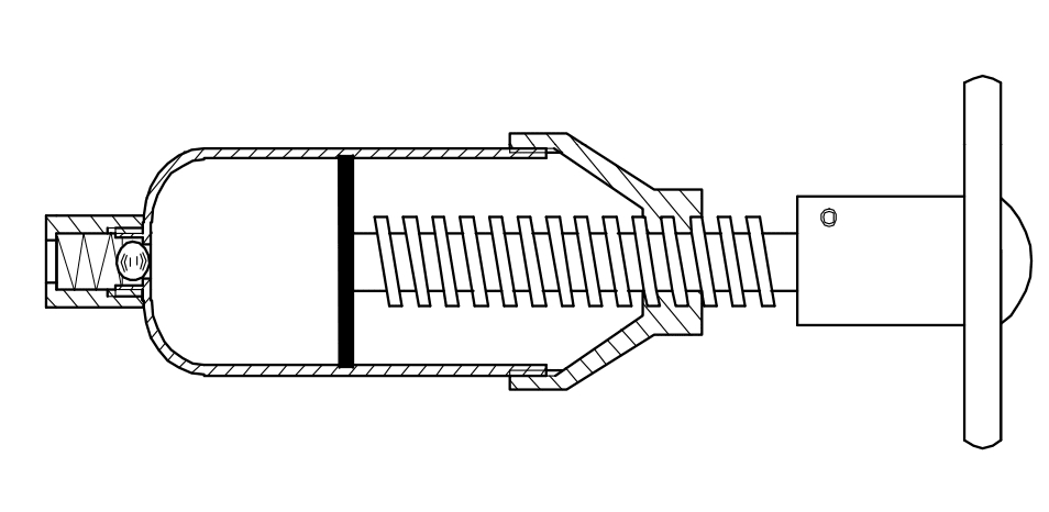 T-handle pressure gun