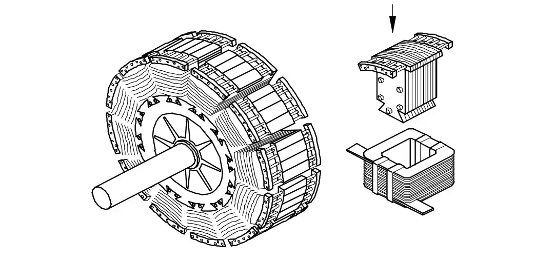 alternator part marked X